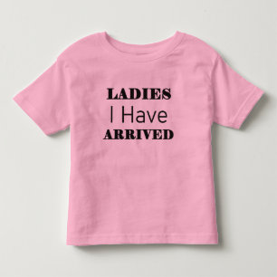 Camiseta Senhoras Eu Cheguei Engraçado
