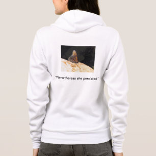 Camiseta Senhoras No Entanto, Ela Persiste Zip Hoodie