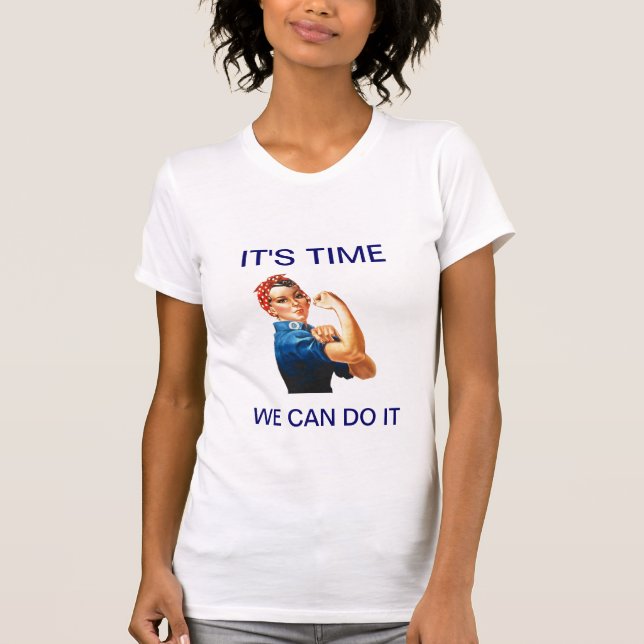 Camiseta Senhoras T da atitude de Rosie (Frente)