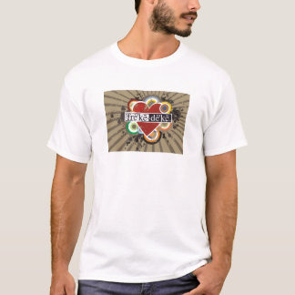 Camiseta senhoras T do coração mimi