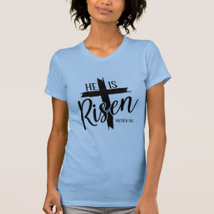 Camiseta Senhoras Tee Ele Ressuscitou
