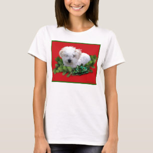 Camiseta Senhoras Tom de Bichon Frise