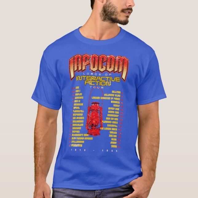 Camiseta Senhores da Ficção Interativa da Infocom (Frente)