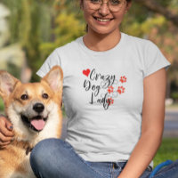 Senhorinha do Cachorro Louco Corações Pegadas de P