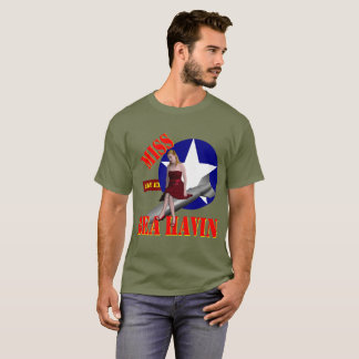 Camiseta Senhorita Behavin' 1944 do bombardeiro WW2