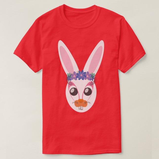 Camiseta Senhorita Bunny Smart, Bonita, Aniversário, Páscoa (Frente do Design)