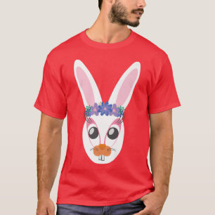 Camiseta Senhorita Bunny Smart, Bonita, Aniversário, Páscoa