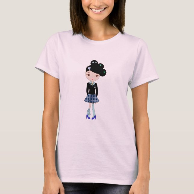 Camiseta Senhorita Harajuku (Frente)