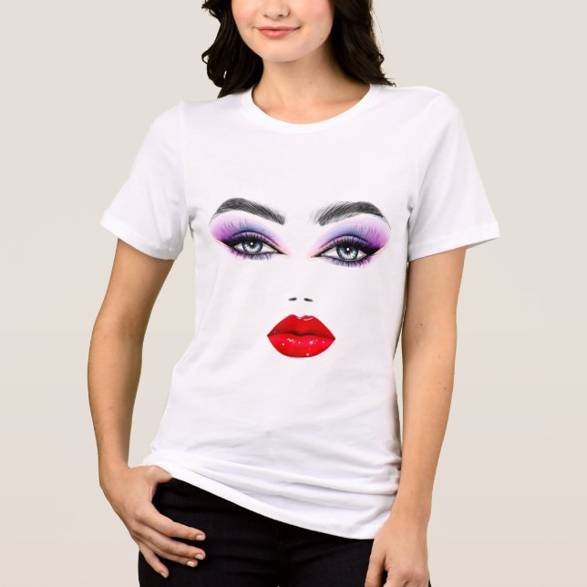 Camiseta Senhorita mulher (Frente)