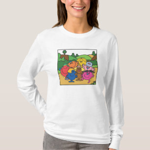 Camiseta Senhorita pequena Grupo Amigo