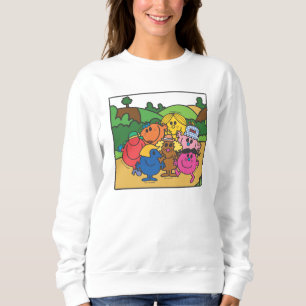 Camiseta Senhorita pequena Grupo Amigo