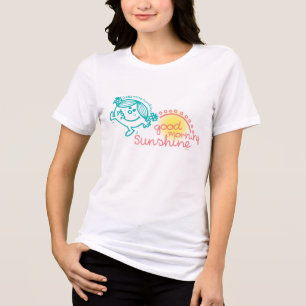 Camiseta Senhorita pequena Luz do sol do bom dia