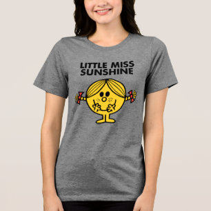 Camiseta Senhorita pequena Luz do sol engraçado &