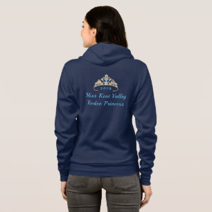 Camiseta Senhorita Rodeio Coroa Hoodie