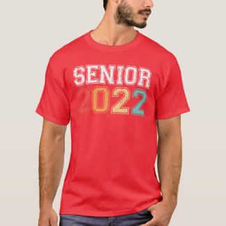 Camiseta Senior 2022 Graduation Retro Vintage friends