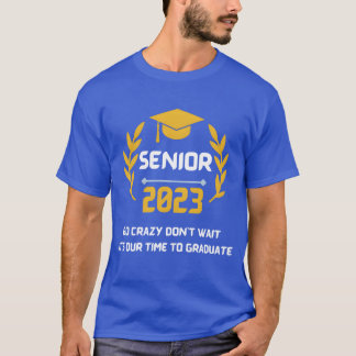 Camiseta SENIOR 2023 formatura TURMA correspondente de 2023