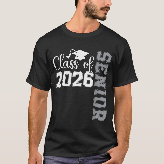 Camiseta Senior 2026 class of 2026 high school college (Frente)