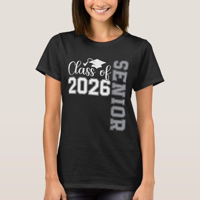 Camiseta Senior 2026 class of 2026 high school college (Frente)