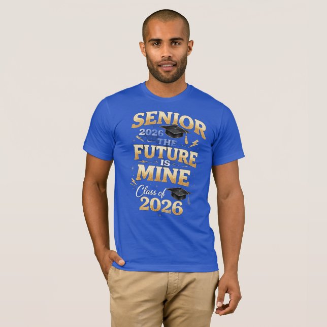 Camiseta Sênior 2026 – O Futuro é Meu (Frente Completa)