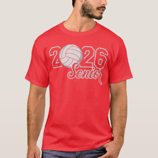 Camiseta Senior 2026 Volleyball Mom High School Graduation 