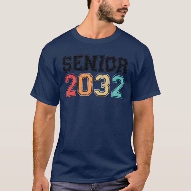Camiseta Senior 2032 Retro Vintage gift (Frente)