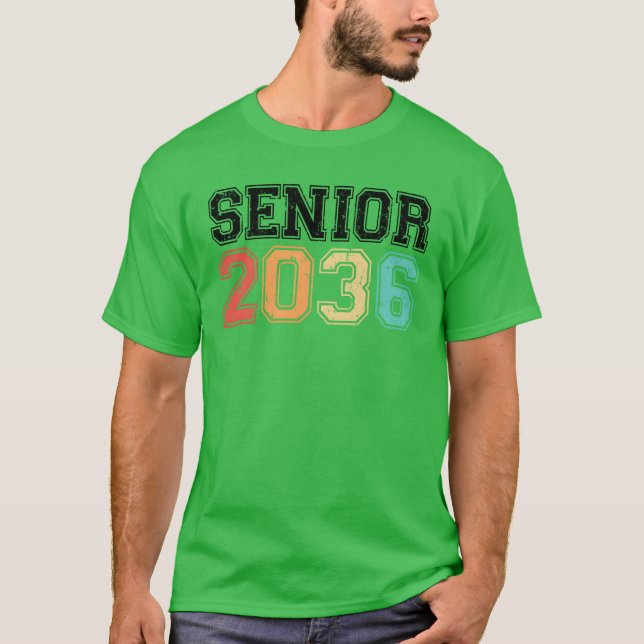 Camiseta Senior 2036 Retro Vintage gift (Frente)