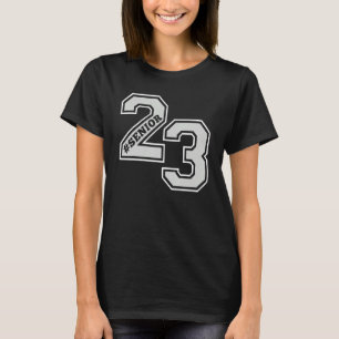 CAMISETA SENIOR 23 SENIOR 2023 RETRÔ BRANCO & CINZA GRAD SW