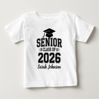 Camiseta Senior Class Of 2026 Graduation Custom Name