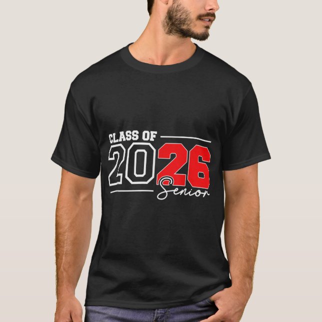 Camiseta Senior Class Of 2026 Graduation Senior 2026 Back (Frente)