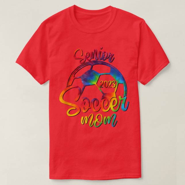 Camiseta Senior Mom Class Of 2023 Soccer Mom Graduation 202 (Frente do Design)