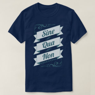 Camiseta Seno - qua - T essencial do slogan da frase não