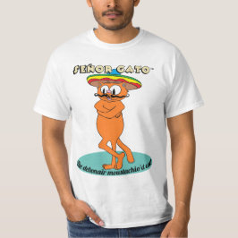 Camiseta Señor Gato™ O Gato Bigodudo e Elegante!