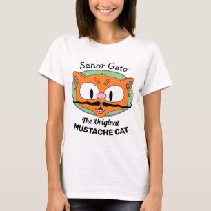 Camiseta Señor Gato™ o Gato Original do bigode