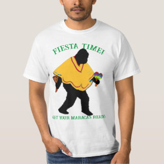 Camiseta Senor Squatcho de Mayo com Poncho