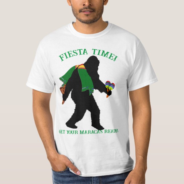 Camiseta Senor Squatcho de Mayo com Poncho (Frente)