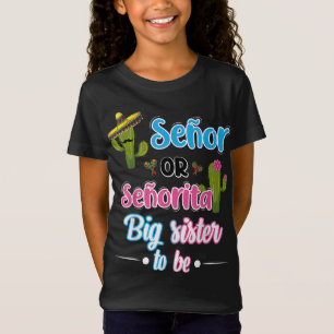 Camiseta Senora Ou Senorita Irmã Grande Mexicana Fiesta Gên