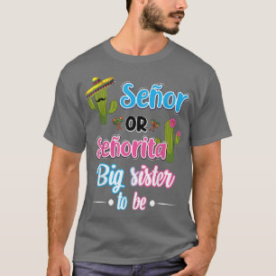 Camiseta Senora Ou Senorita Irmã Meican Fiesta Gênero
