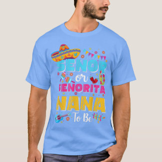 Camiseta Senora Ou Senorita Nana Para Ser Gênero Revelem Ci