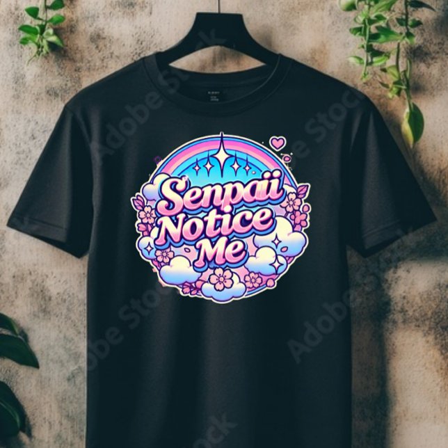 Camiseta Senpai Me Avise (Criador carregado)
