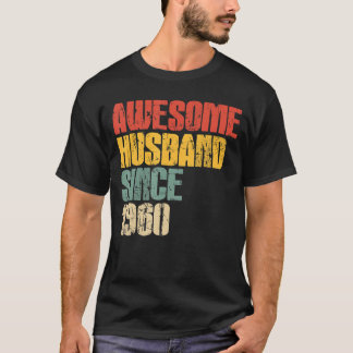 Camiseta Sens 63º Aniversário de Casamento para Him Incríve