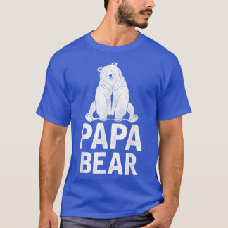 Camiseta Sens Bear Família Papa Pai Pai Animal Papá Bear
