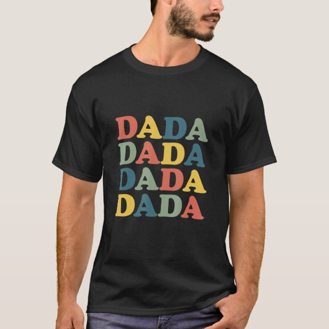 Camiseta Sens Dada Da Da Novo papai Pai (Frente)