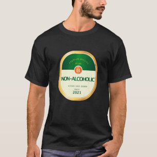 Camiseta Sens Não Alcoólicos Sober Sobriety Recuperando Alc