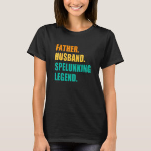 Camiseta Sens Padre Husband Espelhando Legenda Espeleologia