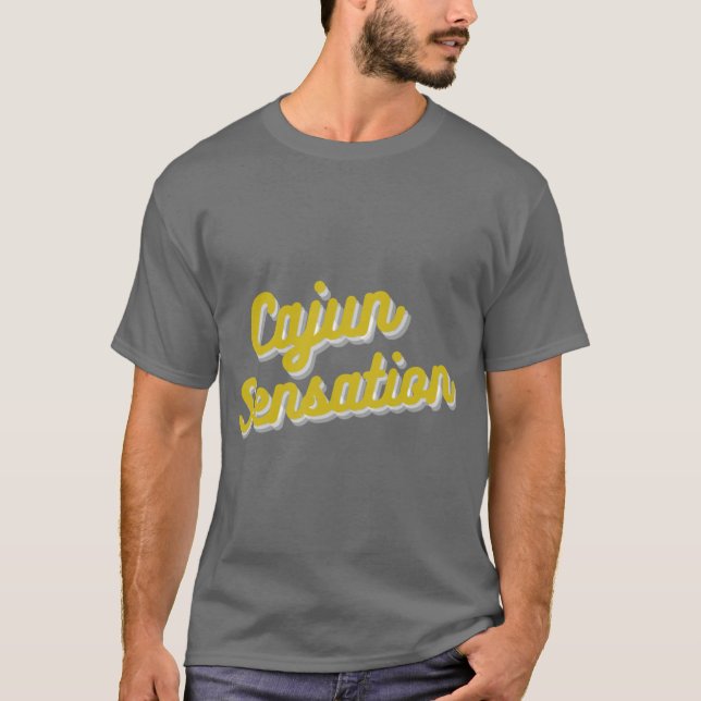 Camiseta Sensação Cajun sobre o (Frente)