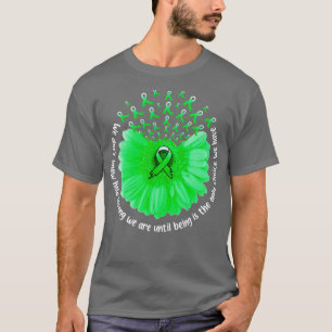 Camiseta Sensação da Saúde Mental dos Girassóis Fita Verde 