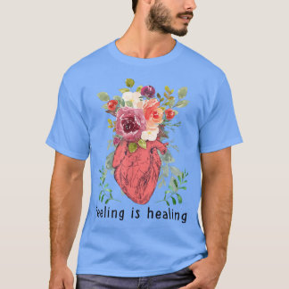 Camiseta Sensação de cura de saúde mental causa ansiedade P