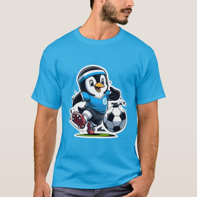 CAMISETA SENSAÇÃO DE FUTEBOL PENGUINO (Frente)