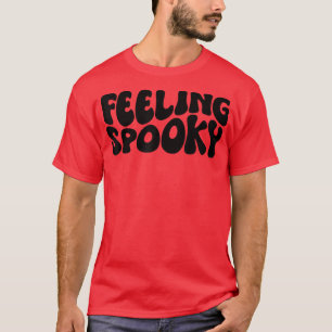 Camiseta Sensação De Sério, Simples Roupa De Halloween, Ret