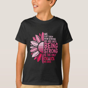 Camiseta Sensação do Cancer Rosa de girassol Mulheres Warri